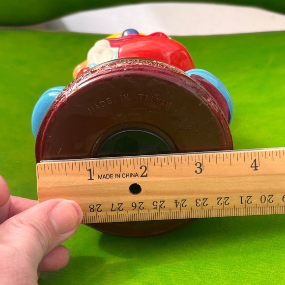 Vintage 1985 Del Monte Clown Coin Bank Big Top Bonanza 7" Never Used - Picture 9 of 11